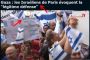 Enorme dérapage sémantique du journal Le Parisien qui qualifie « d'Israéliens de Paris » les Juifs Français de la #manifisrael# - © Europe-Israel
