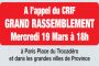 Europe Israël appelle à rejoindre la manifestation organisée par le CRIF le 19 mars à 18 h place du Trocadéro « la haine du juif, ça suffit ! » - © Europe-Israel