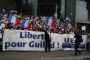 L'uejf a organisée une chaine humaine pour soutenir Guilad Shalit à la Bastille - © Alain Azria