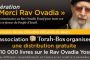 Opération "Merci Rav Ovadia" : 10.000 livres pour les Chlochim - © Torah-Box