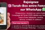 Rejoignez "Torah-Box entre Femmes" sur WhatsApp ! - © Torah-Box