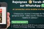 Rejoignez Torah-Box sur WhatsApp ! - © Torah-Box