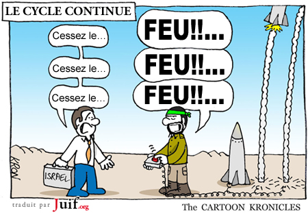 Encore un petit peu de cessez-le-feu madame ? - © The Cartoon Kronicles