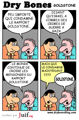 Goldstone contre Goldstone - © Dry Bones