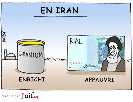 Il n'y a que l'uranium qui s'enrichi en Iran - © Jerusalem Post