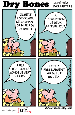 Il ne veut pas partir ! - © Dry Bones