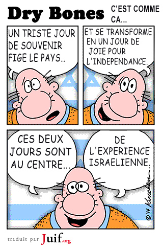 Joyeux Anniversaire Isral - © Dry Bones
