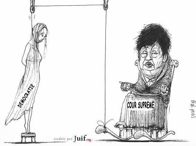 La cour suprme : plus  gauche que la gauche ! - © Aroutz 7