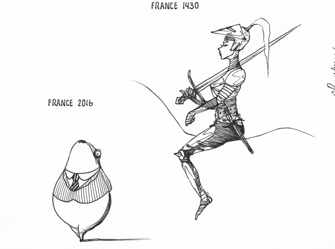 La France, hier et aujourd'hui - © Arutz Sheva