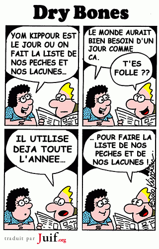 Le Kippour Mondial - © Dry Bones