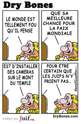 Le monde a peur des Juifs - © Dry Bones