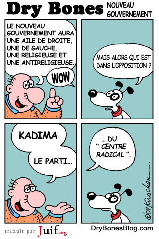 Le nouveau gouvernement isralien - © Dry Bones