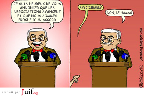 Les avances de Mahmoud Abbas - © Jerusalem Post
