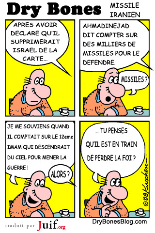 Les missiles iraniens - © Dry Bones
