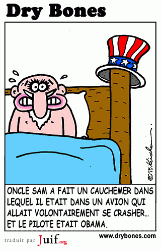 Les USA : un avion sans pilote ou - © Dry Bones