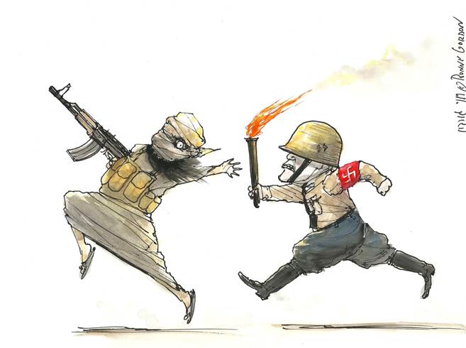Nazisme Islamisme  - © Arutz Sheva