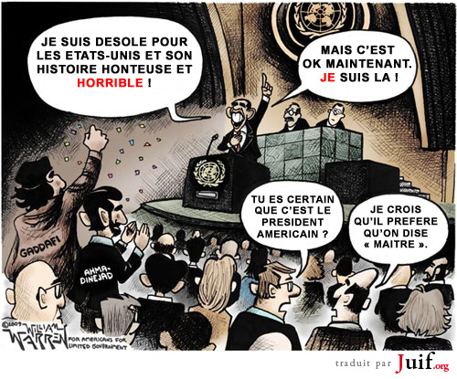 Une paix avec un triste mdiateur - © Warren Toons