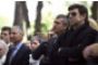 Bruel, Cahuzac et DSK à l'enterrement de Guy Carcassonne - © LCI.fr France