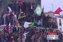 Hollande remercié par des drapeaux palestiniens et algériens - © Juif.org