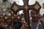 Les chrétiens orthodoxes célèbrent la cérémonie du "feu sacré" pascal à Jérusalem - © La Libre