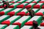 Les palestiniens fêtent l'arrivée des restes de leurs terroristes - © Juif.org