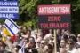 Manifestation de soutien devant l'ambassade d'Israël à Bruxelles - © DHNet.be