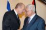  Olmert et d'Abbas réunis avant l'arrivée de Bush - ©  Tsr.ch