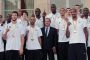 Quenelle collective (et hommage à Dieudonné) de l'équipe de France de basket à l'Elysée' - © Slate .fr