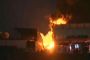Une roquette de Gaza met le feu à une usine de plastique - © Juif.org