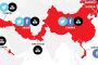 Voici les pays qui bloquent YouTube, Facebook et Twitter - © Slate .fr