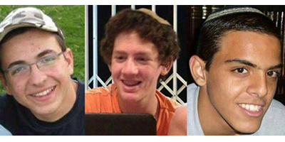2014 : lenlèvement de 3 adolescents israéliens