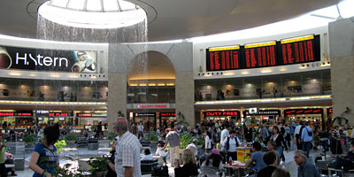 La porte dentrée de laéroport Ben Gourion 