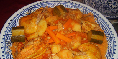  Couscous Tunisien aux légumes 25 minutes chrono 