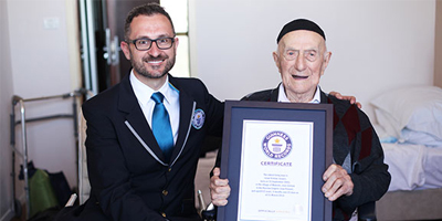 Lhomme le plus vieux du monde vit en Israël