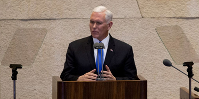 Discours intégral du vice-président Mike Pence à la Knesset (en français)