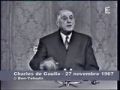 De Gaulle : Un peuple d'élite, sûr de lui et dominateur